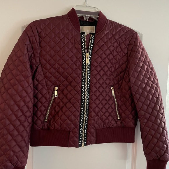Michael Kors Jackets & Blazers - MichaelKORS women’s jacket NEW Excellent Condition wtags $100 💥SizeM/P burgundy